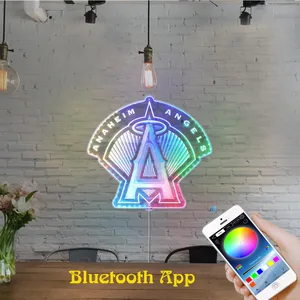 Anaheim Angels (LA)  Halo Logo RGB LED Sign