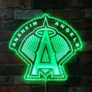 Anaheim Angels (LA)  Halo Logo RGB LED Sign