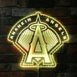 Anaheim Angels (LA)  Halo Logo RGB LED Sign