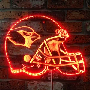 Arizona Cardinals Helmet Logo RGB LED Sign