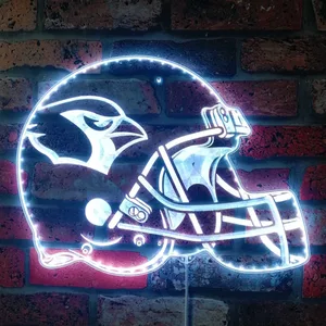 Arizona Cardinals Helmet Logo RGB LED Sign