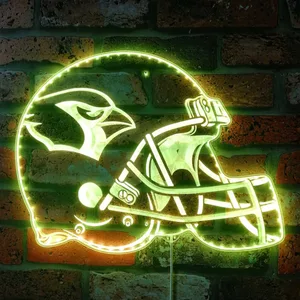 Arizona Cardinals Helmet Logo RGB LED Sign