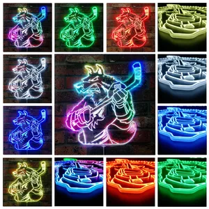 Arizona Coyotes Bardown RGB LED Sign