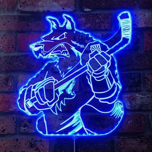 Arizona Coyotes Bardown RGB LED Sign