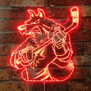 Arizona Coyotes Bardown RGB LED Sign