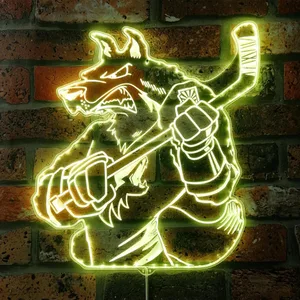Arizona Coyotes Bardown RGB LED Sign