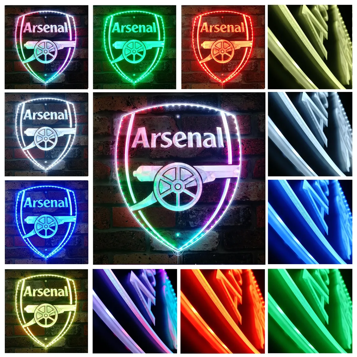 Arsenal F.C. Logo RGB LED Sign
