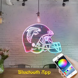 Atlanta Falcons Helmet Logo RGB LED Sign