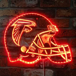 Atlanta Falcons Helmet Logo RGB LED Sign