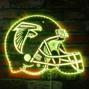 Atlanta Falcons Helmet Logo RGB LED Sign