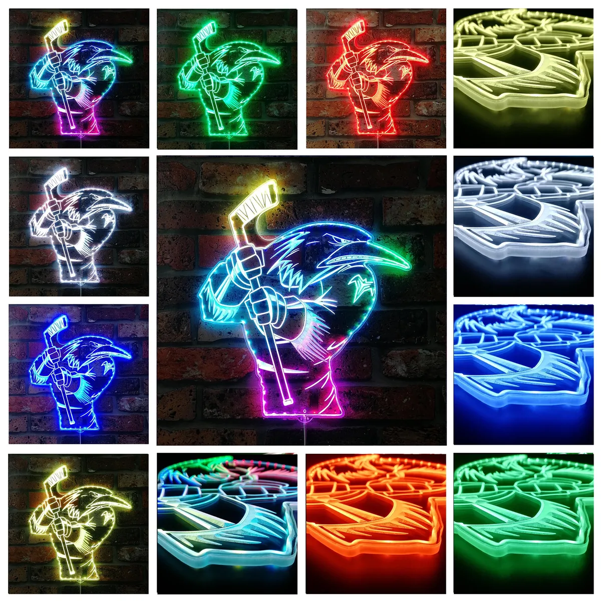 Atlanta Thrashers Bardown RGB LED Sign