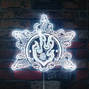 Baldur's Gate 3 Sorcerer Logo RGB LED Sign