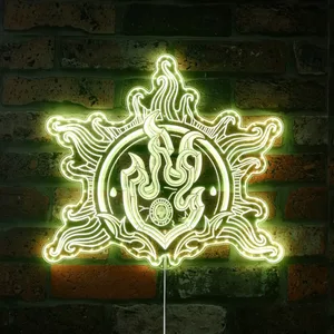 Baldur's Gate 3 Sorcerer Logo RGB LED Sign