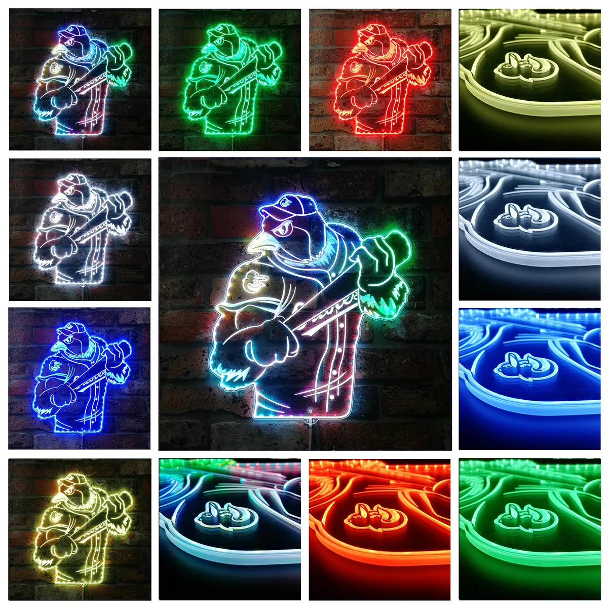 Baltimore Orioles Baseball RGB LED Sign