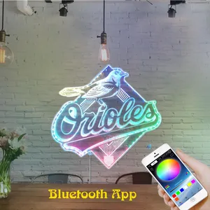 Baltimore Orioles Logo RGB LED Sign