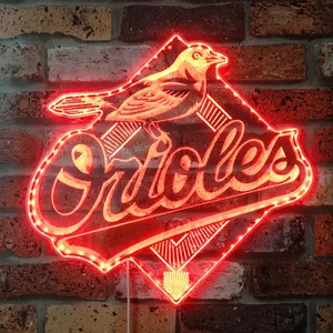 Baltimore Orioles Logo RGB LED Sign