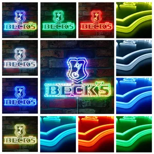 Beck's Logo RGB LED Sign