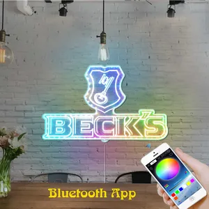 Beck's Logo RGB LED Sign
