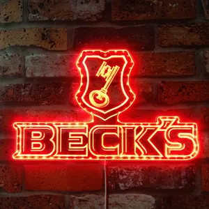 Beck's Logo RGB LED Sign