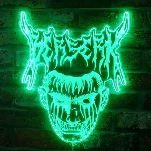 Berserk Mask Logo RGB LED Sign