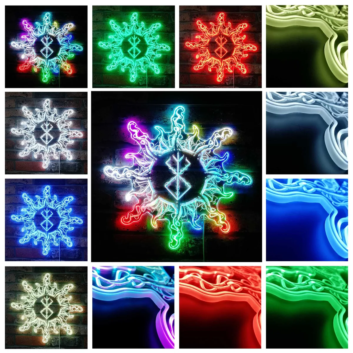 Berserk Sacrifice Emblem RGB LED Sign