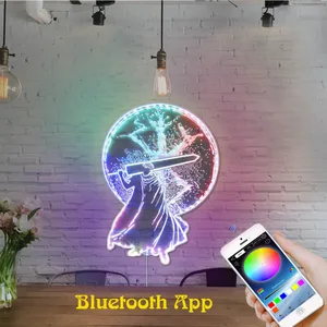 Berserk Sacrifice Hawk Raider Sword RGB LED Sign