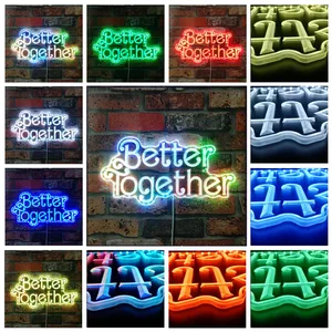Better Together Wedding Backdrop RGB LED Sign