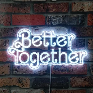Better Together Wedding Backdrop RGB LED Sign