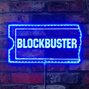 Blockbuster Logo RGB LED Sign