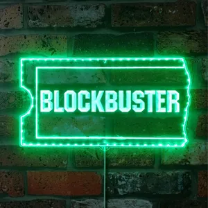 Blockbuster Logo RGB LED Sign