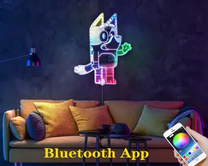 Bluey Bluey Heeler RGB LED Sign