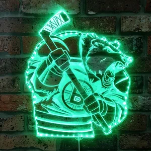 Boston Bruins Bardown RGB LED Sign
