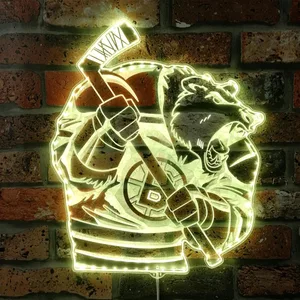 Boston Bruins Bardown RGB LED Sign