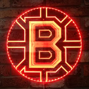 Boston Bruins Logo RGB LED Sign
