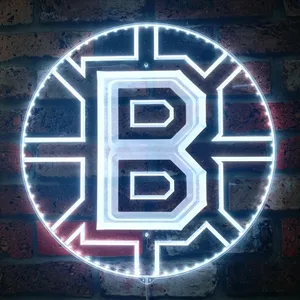 Boston Bruins Logo RGB LED Sign