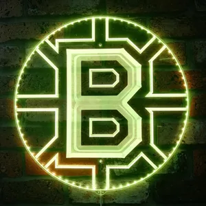 Boston Bruins Logo RGB LED Sign