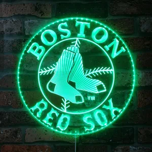Boston Red Sox Logo RGB LED Sign