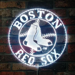 Boston Red Sox Logo RGB LED Sign