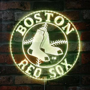 Boston Red Sox Logo RGB LED Sign