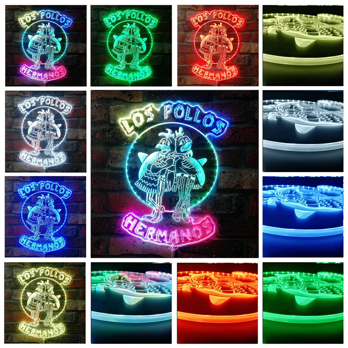Breaking Bad Los Pollos Hermanos RGB LED Sign