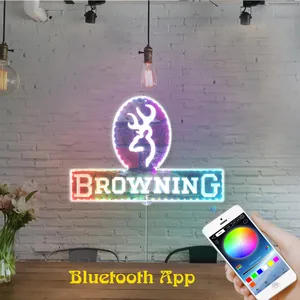 Browning Arms Company Logo RGB LED Sign