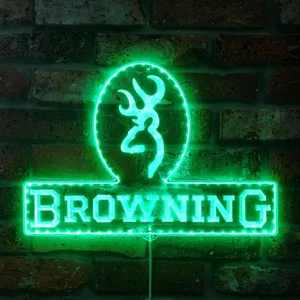 Browning Arms Company Logo RGB LED Sign