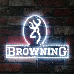 Browning Arms Company Logo RGB LED Sign