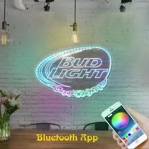 Bud Light Logo RGB LED Sign