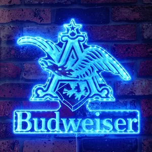 Budweiser Anheuser-Busch Logo RGB LED Sign