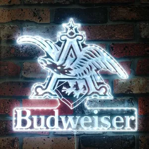 Budweiser Anheuser-Busch Logo RGB LED Sign