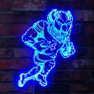 Buffalo Bills Billy Buffalo RGB LED Sign