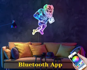 Buffalo Bills Billy Buffalo RGB LED Sign