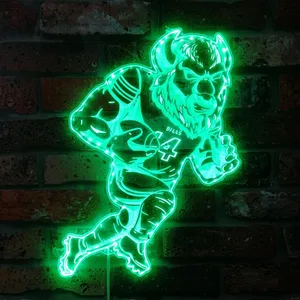 Buffalo Bills Billy Buffalo RGB LED Sign