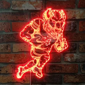Buffalo Bills Billy Buffalo RGB LED Sign